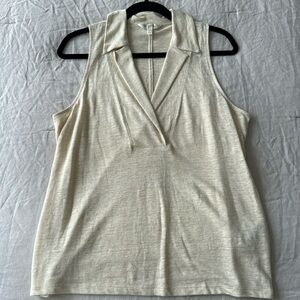 Banana Republic Linen Blend Tank Top Large